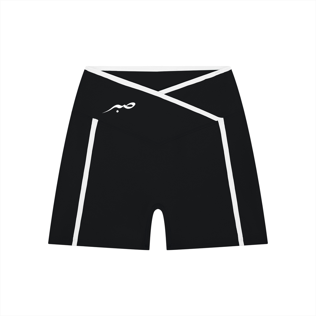 SABR Women’s High Rise Color Block Yoga Shorts