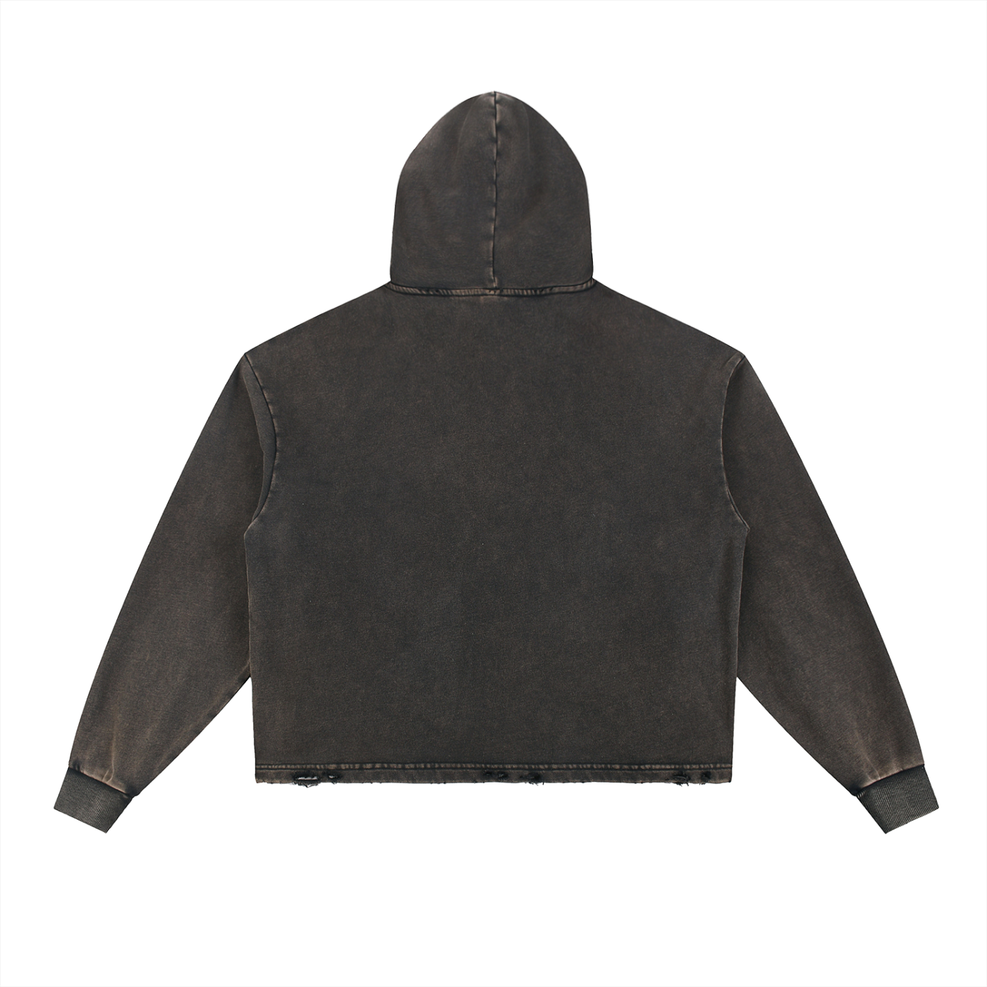 SABR Hoodie Vintage Washed Frayed-Hem