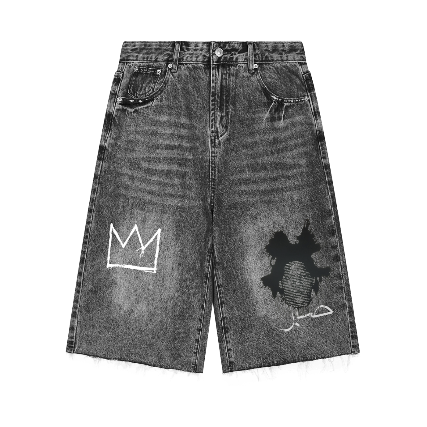 SABR Shorts Denim "BASQUIAT"