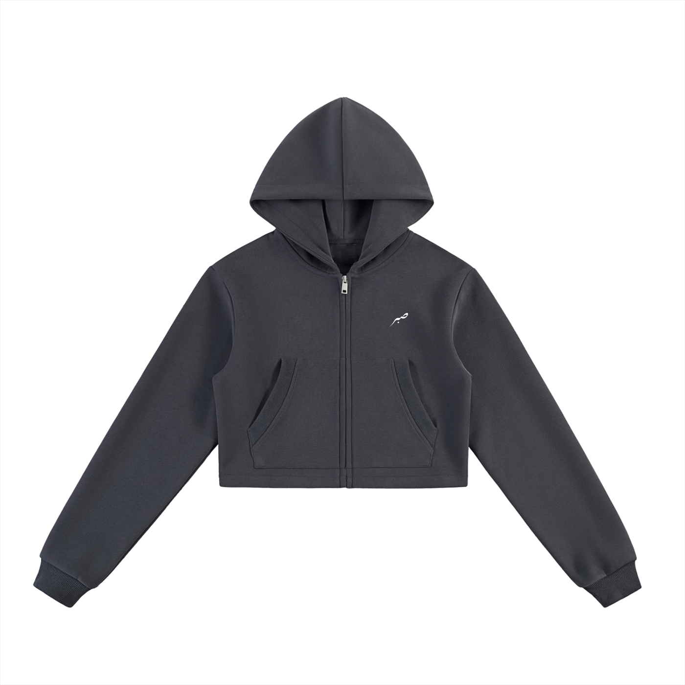 SABR Hoodie Zip-Up Cropped