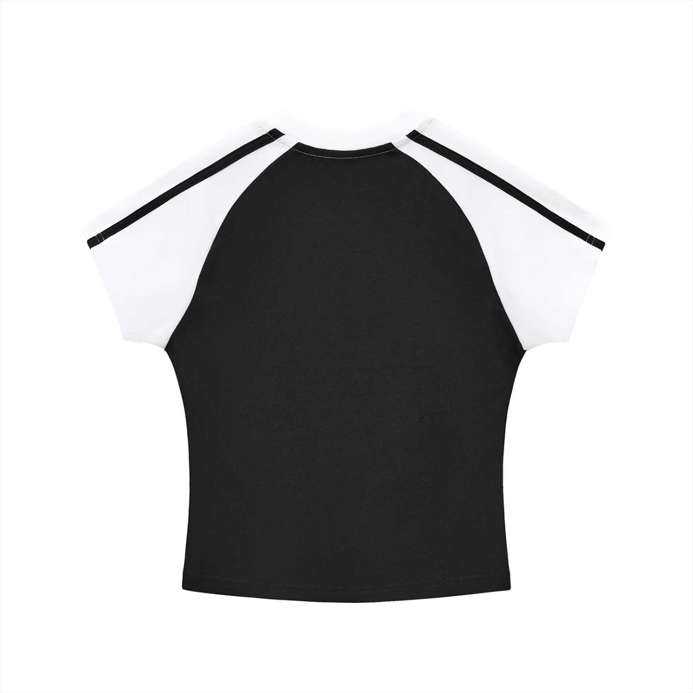 SABR T-Shirt Contrast Stripes Bodycon Raglan Sleeve