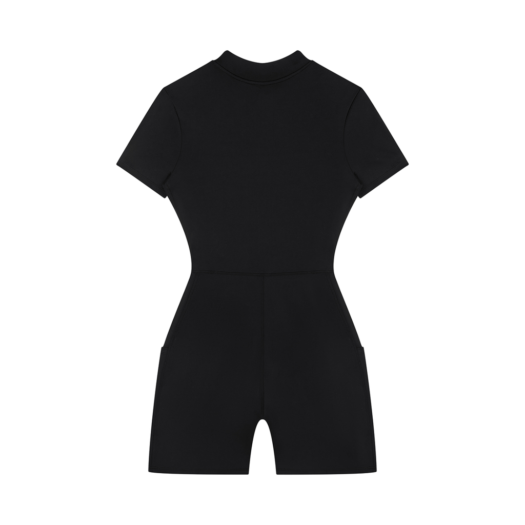 SABR Women's Quarter-Zip Short Sleeve Romper