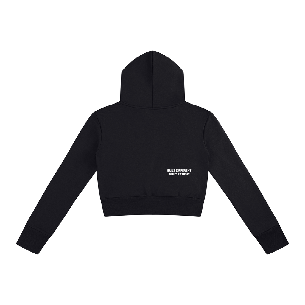 WOMENS Hoodie Slim Crop Full Zip