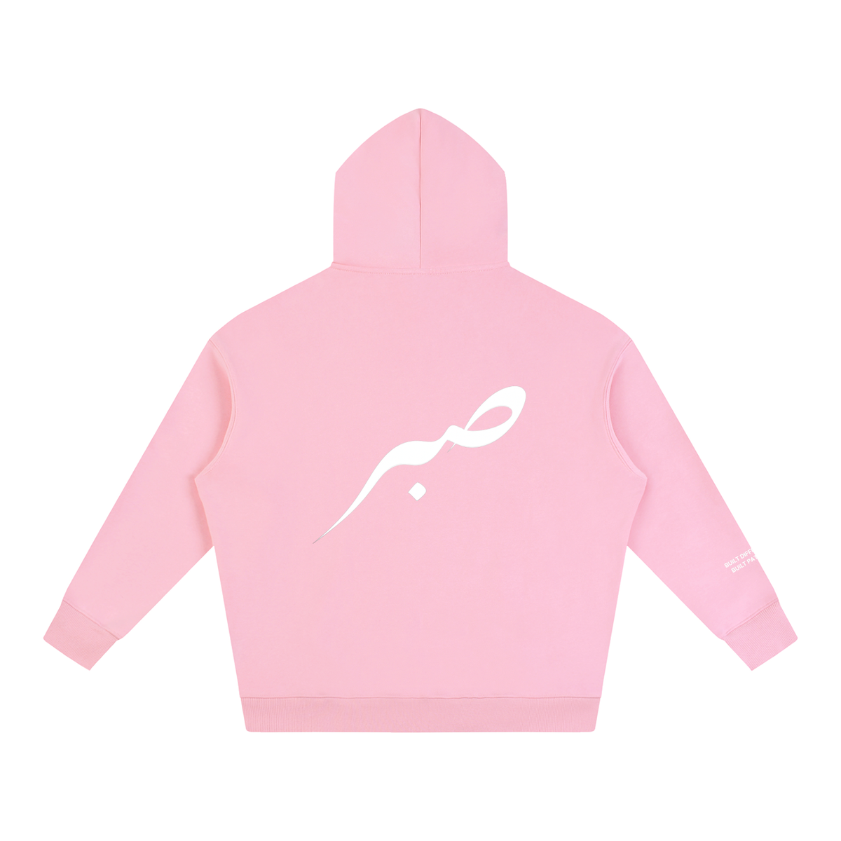 Hoodie Oversize Fleeced "BUILT PATIENT"