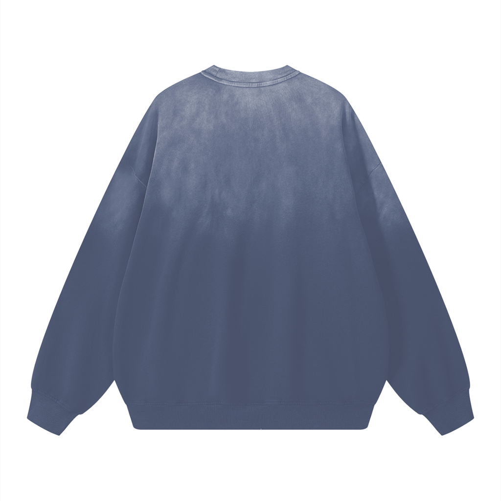 Sweatshirt Sunfade Drop-Shoulder Cotton