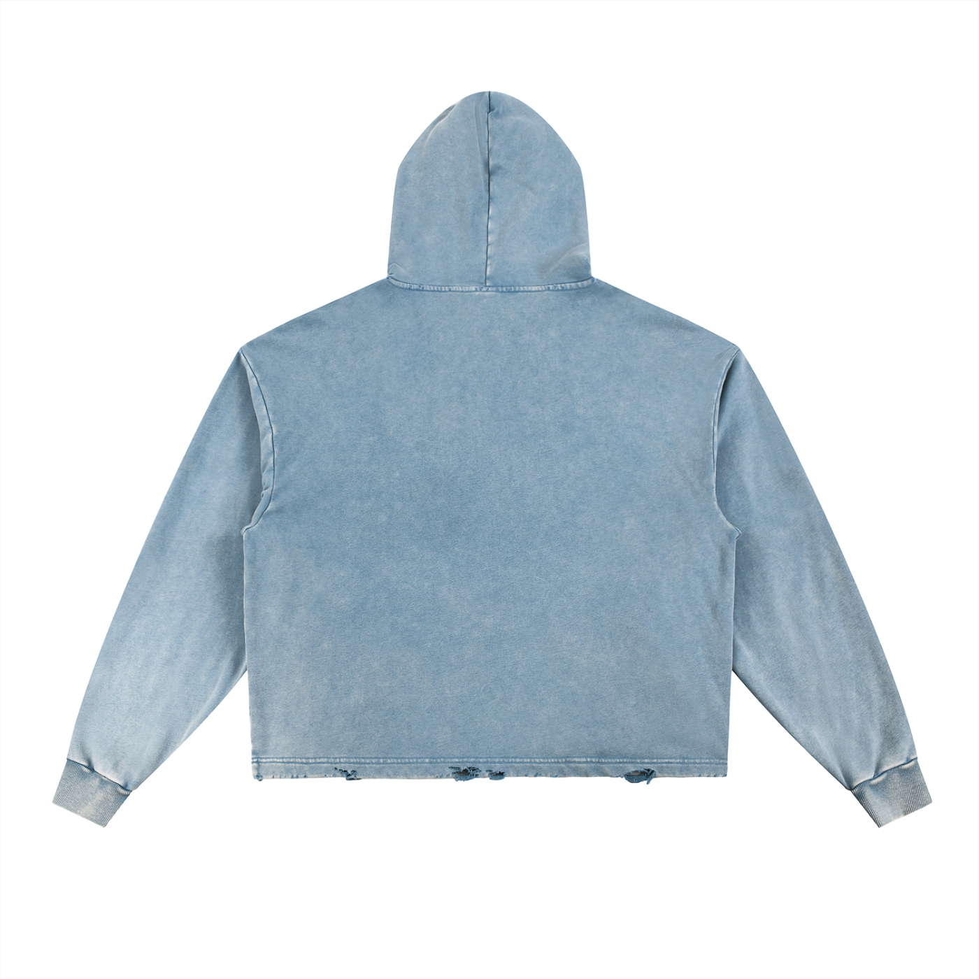 SABR Hoodie Vintage Washed Frayed-Hem