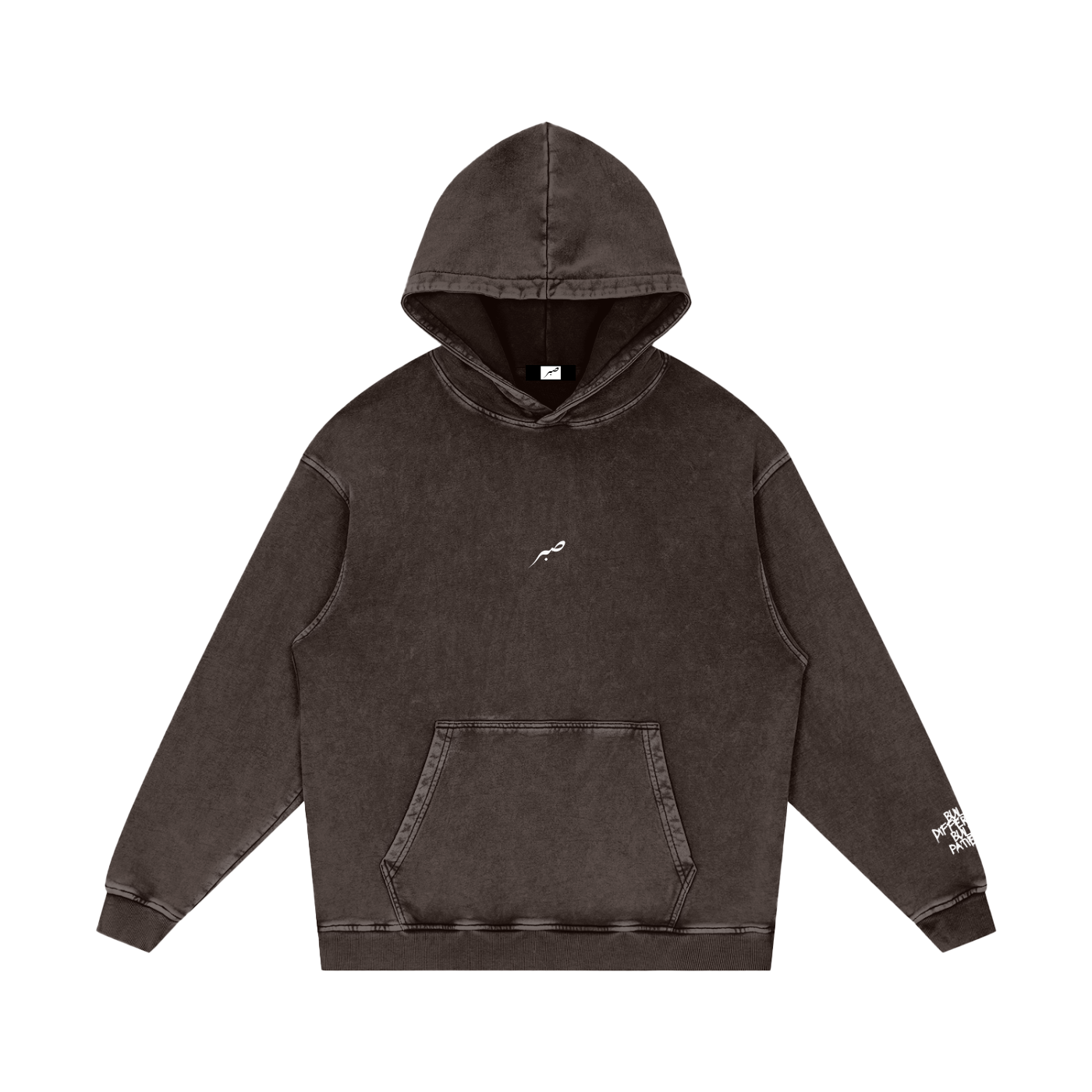 SABR Hoodie Snow Washed "Built Different"