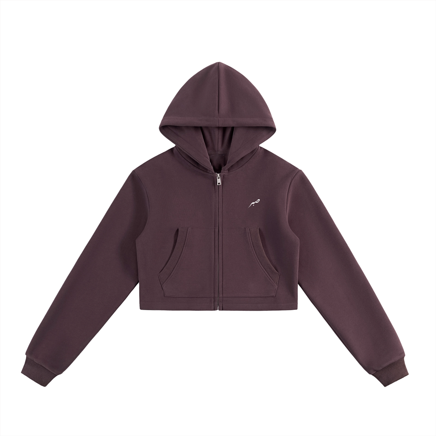 SABR Hoodie Zip-Up Cropped
