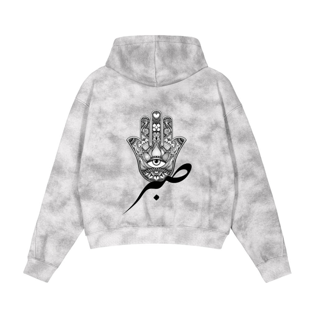SABR Washed Zip-Up Fleece Hoodie