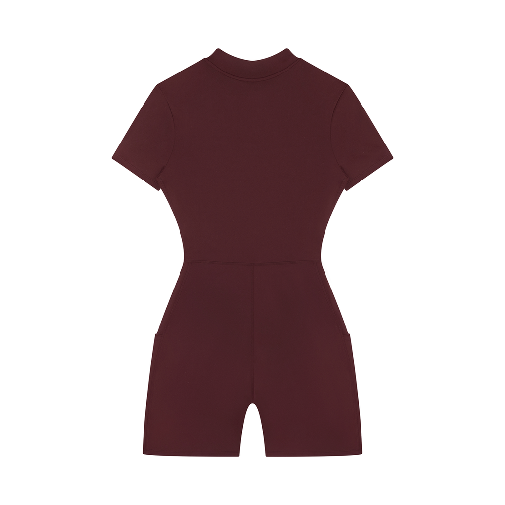 SABR Women's Quarter-Zip Short Sleeve Romper