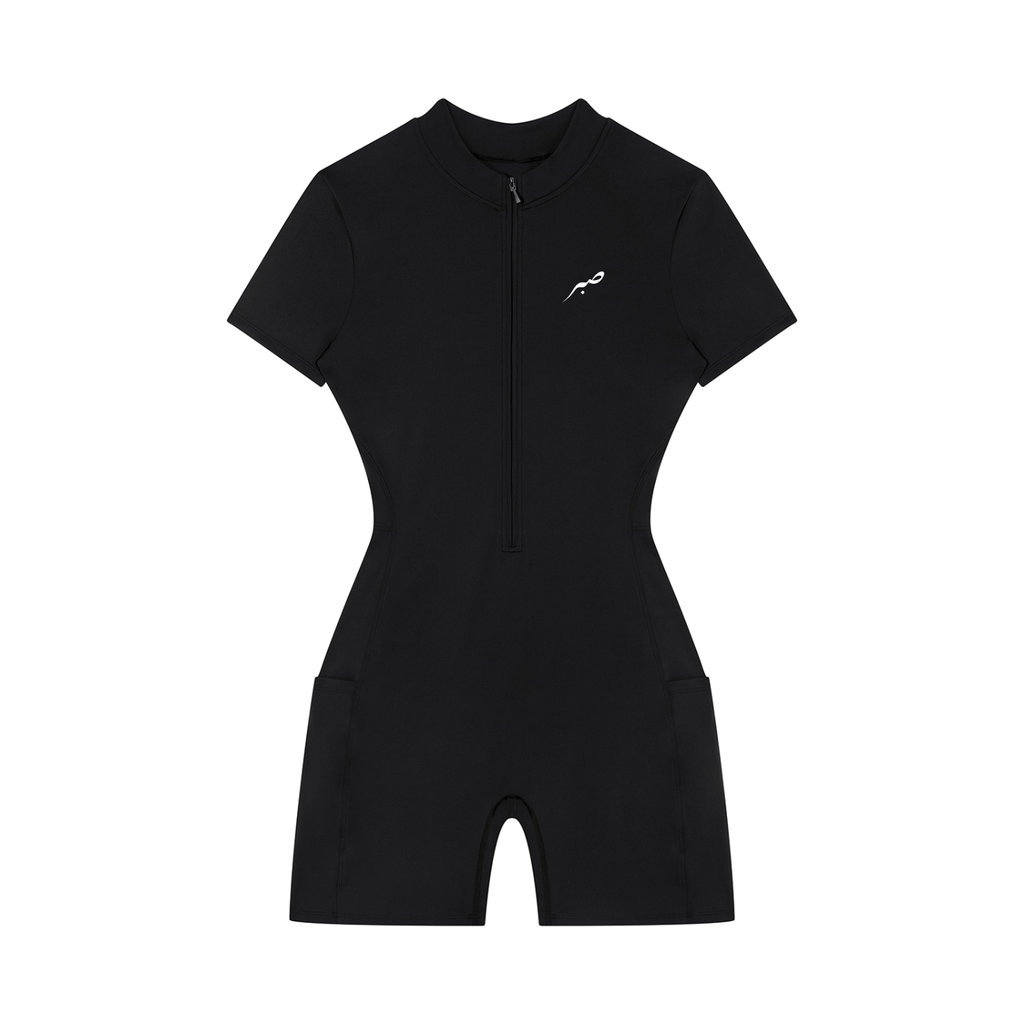 SABR Women's Quarter-Zip Short Sleeve Romper