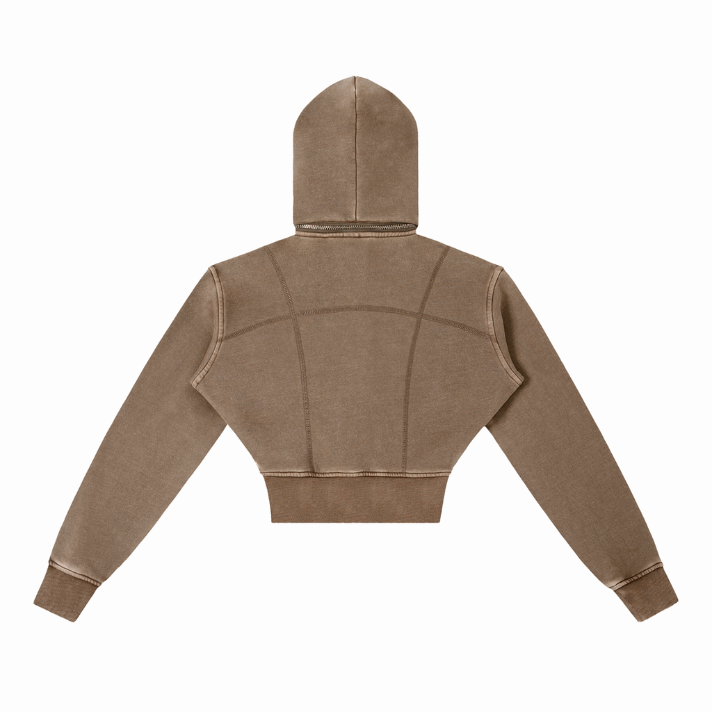 Sabr Hoodie Vintage Washed Cropped Fleece