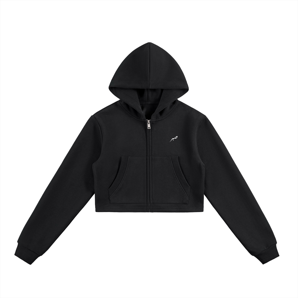 SABR Hoodie Zip-Up Cropped