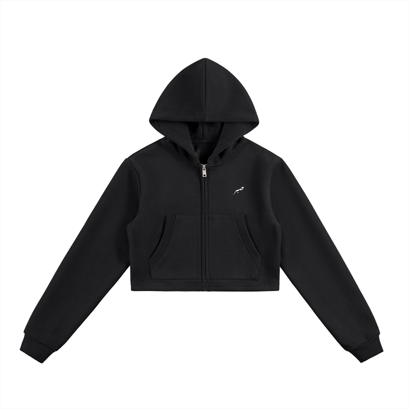 SABR Hoodie Zip-Up Cropped