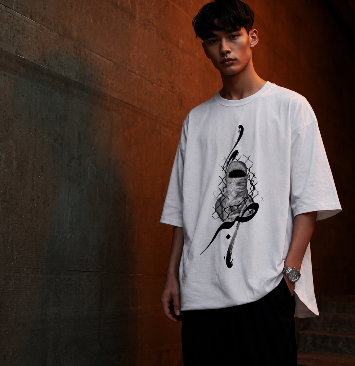 SABR T-Shirt Drop Shoulder "THRU THE WIRE"