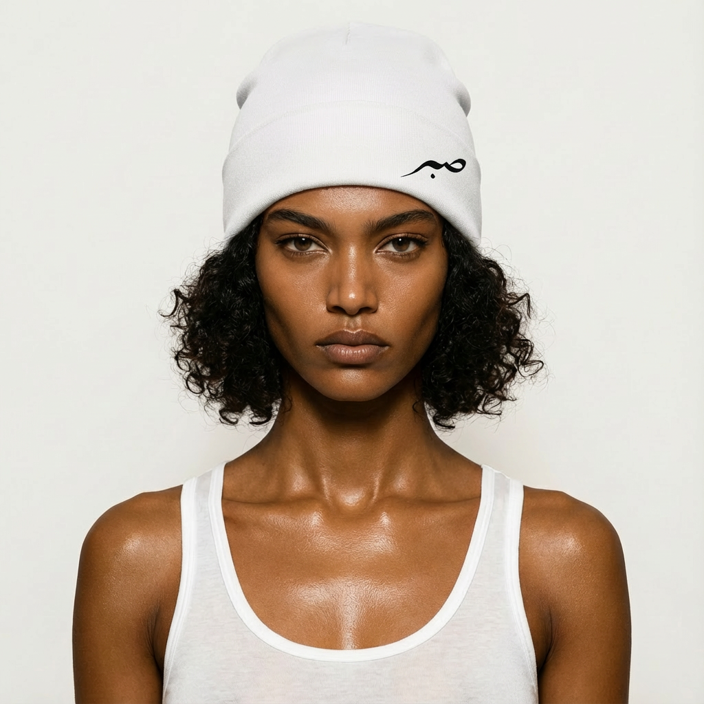 Sabr Skull Cap Satin Inside - White