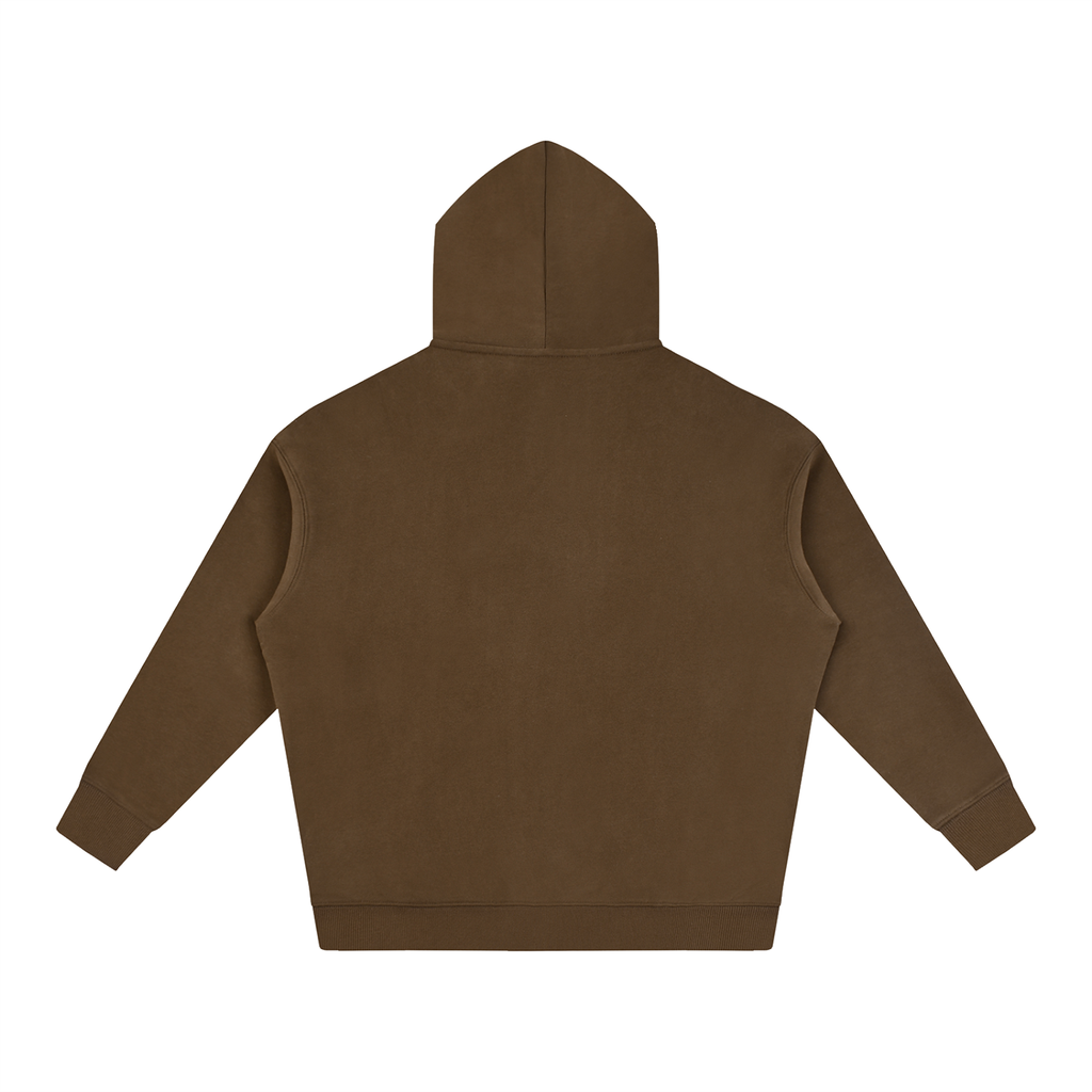 SABR Oversize Fleeced Hoodie "COFFEE"