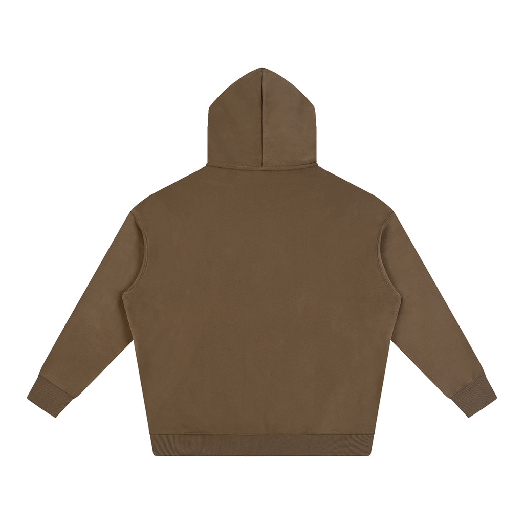 SABR Oversize Fleeced Hoodie "COFFEE"