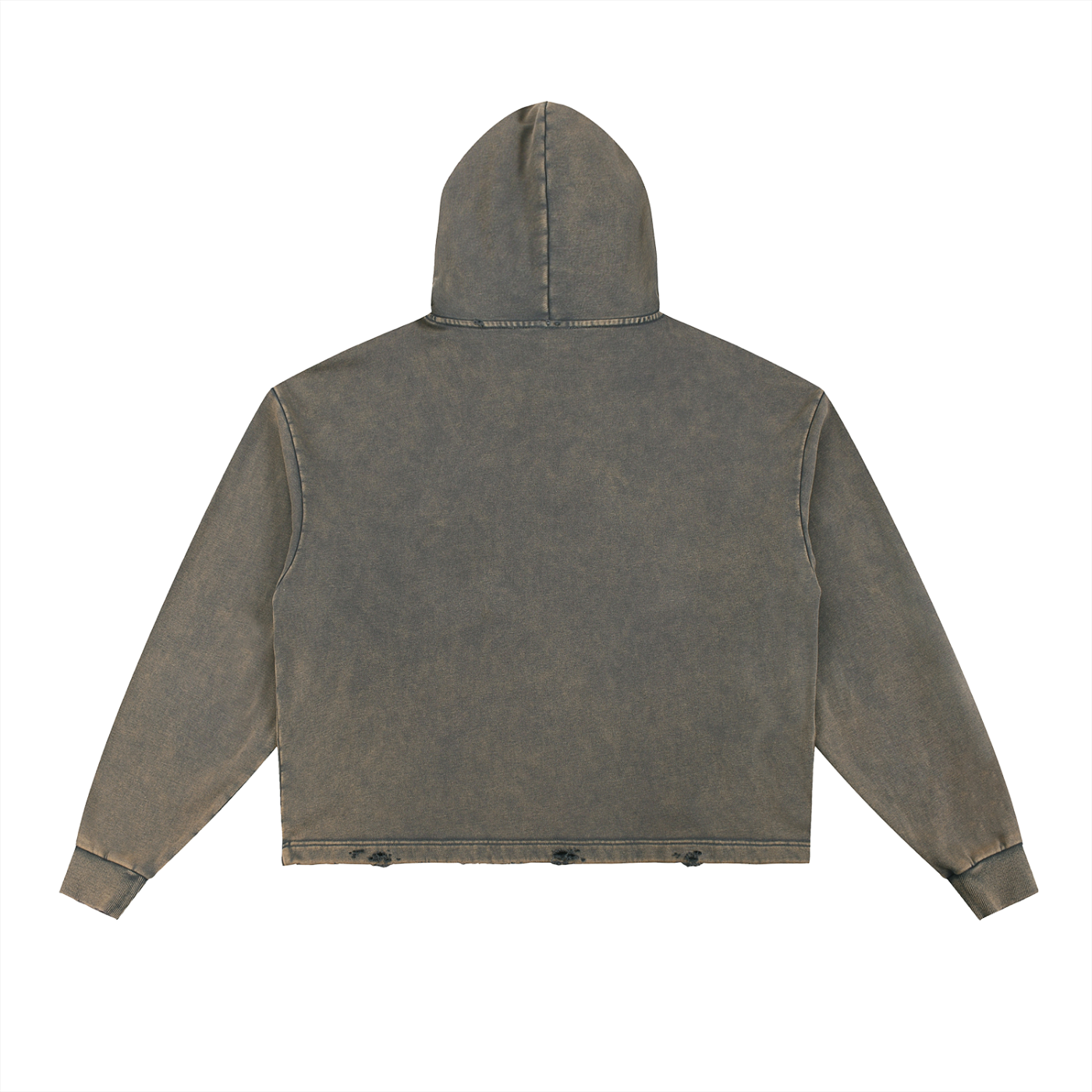 SABR Hoodie Vintage Washed Frayed-Hem