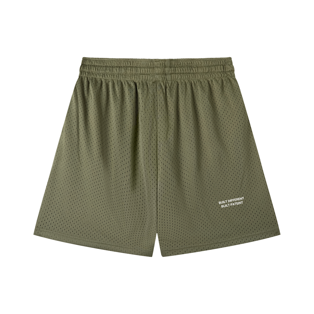 SABR 'BUILT DIFFERENT' Mesh Drawstring Shorts