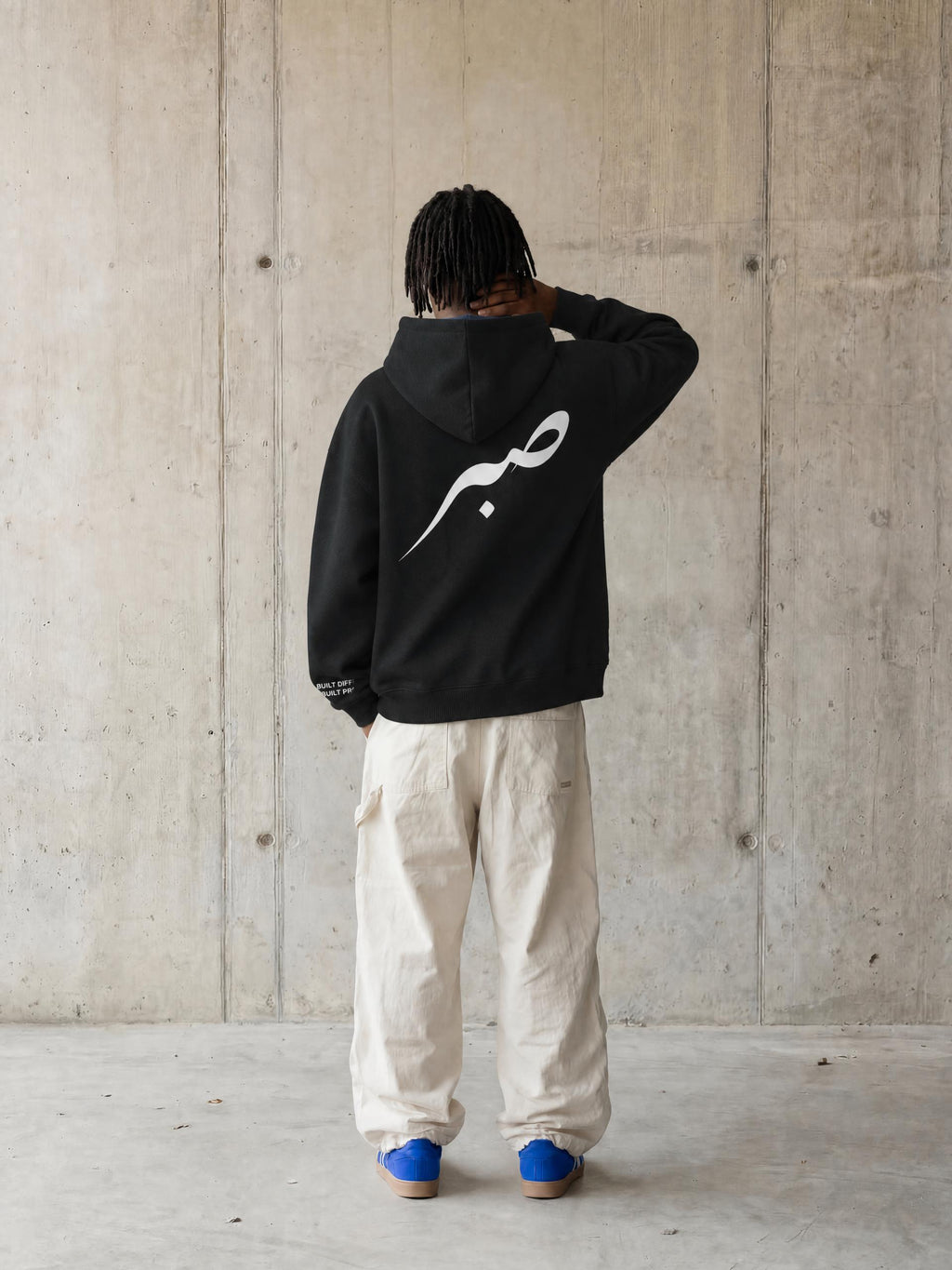 SABR Oversize Fleeced Hoodie "BUILT PATIENT"