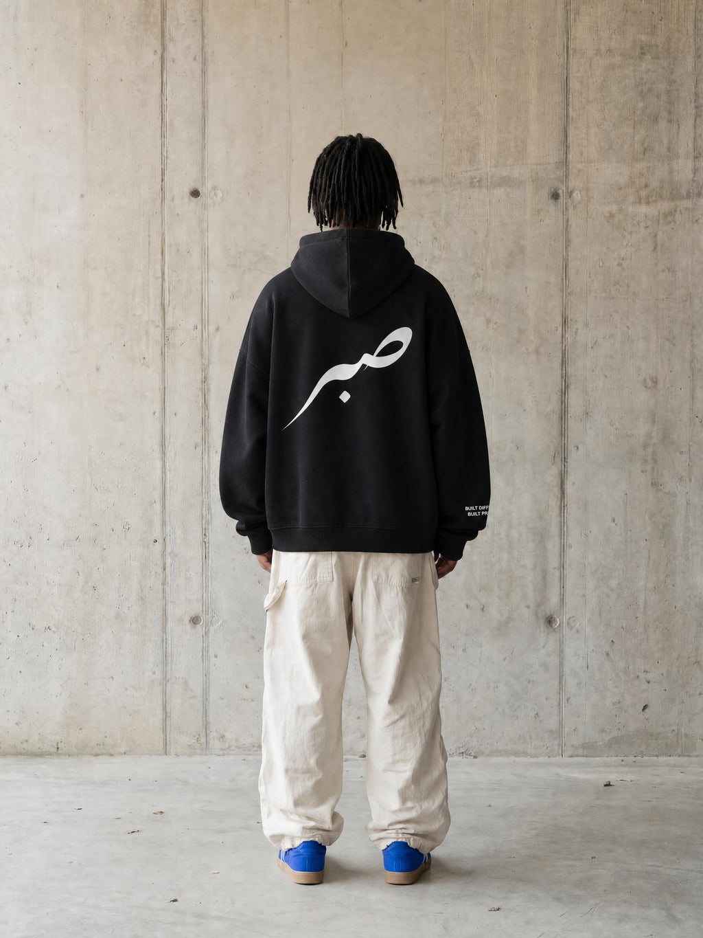 SABR Oversize Fleeced Hoodie "BUILT PATIENT"