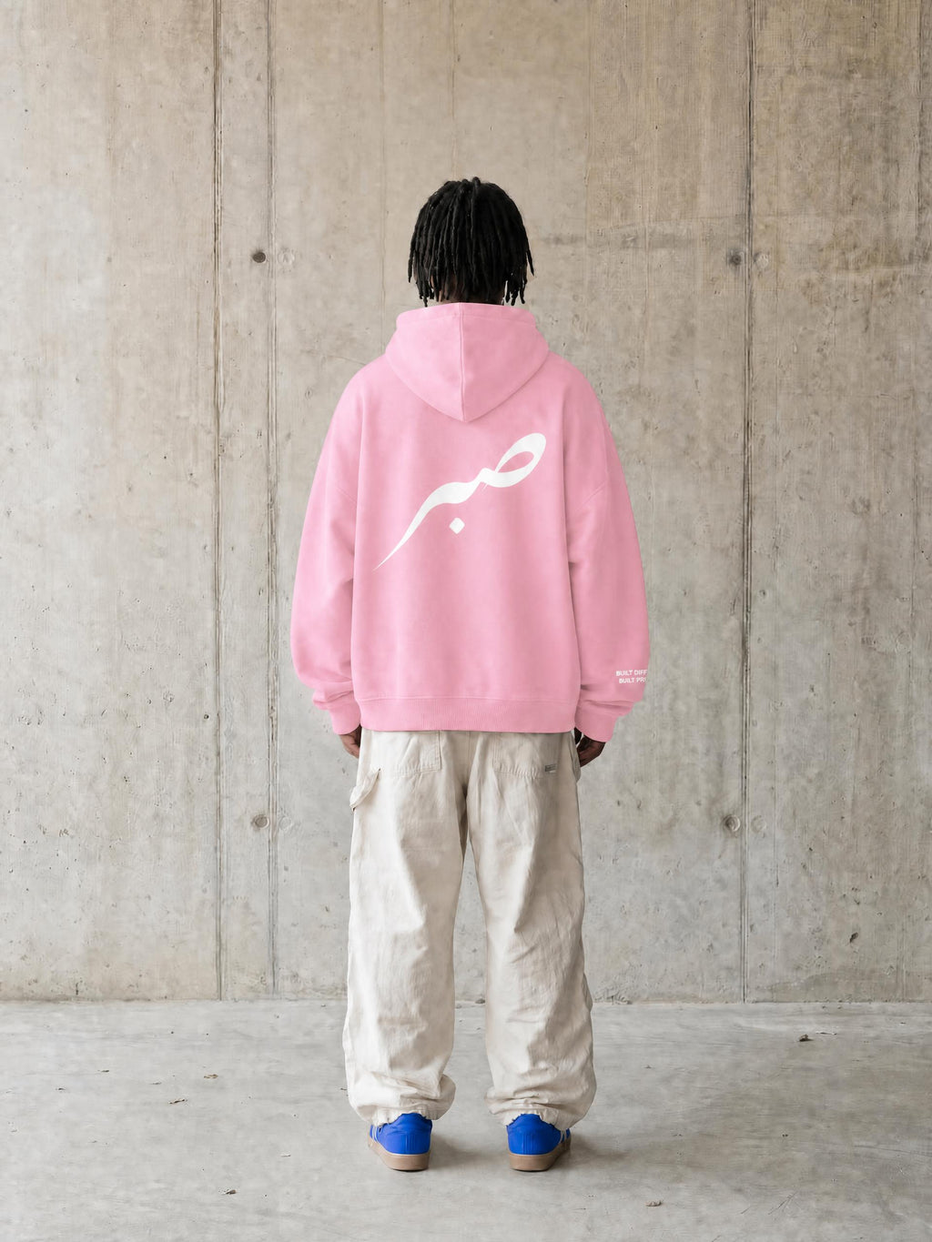 SABR Oversize Fleeced Hoodie "BUILT PATIENT"