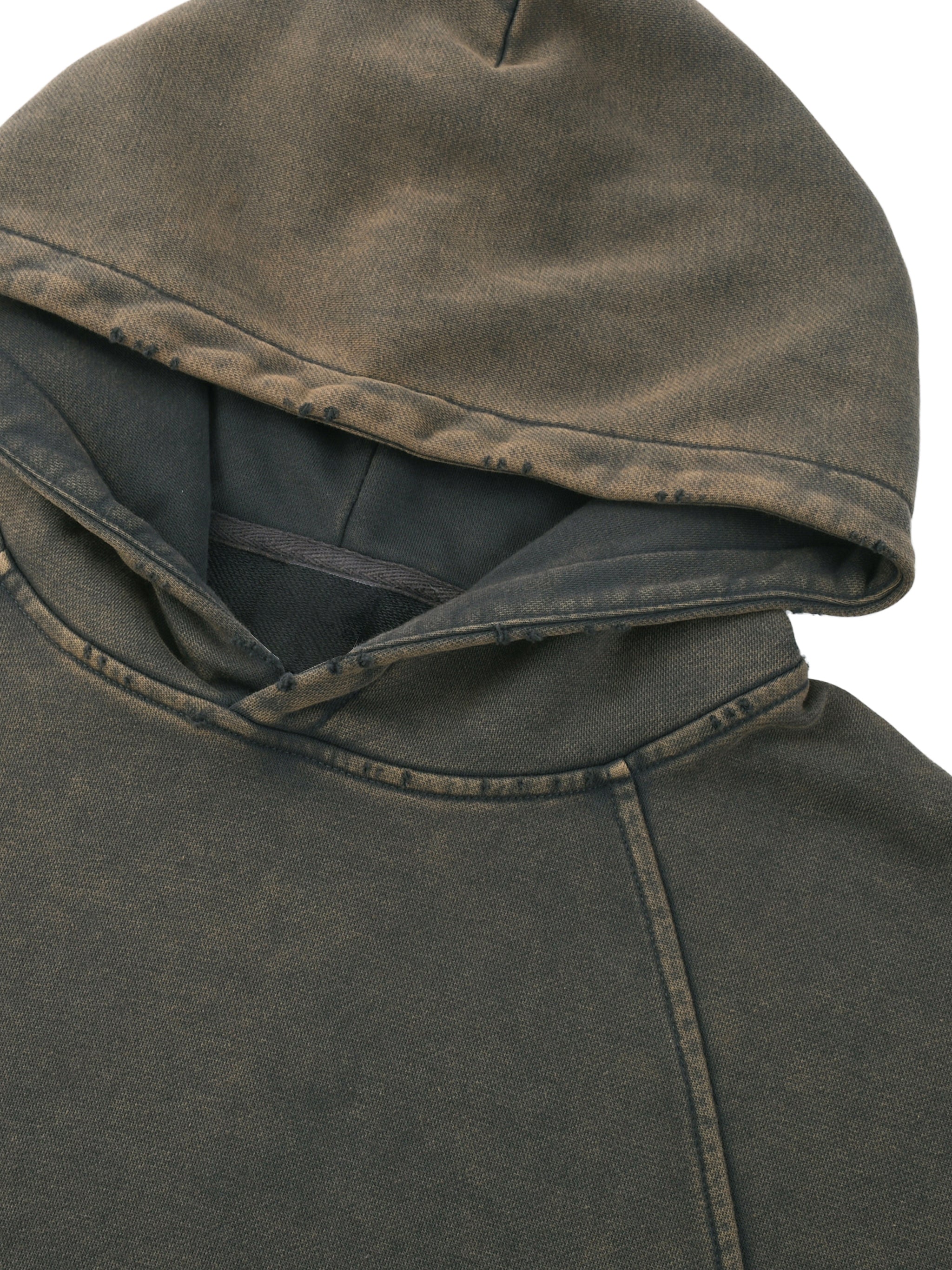 SABR Hoodie Vintage Washed Frayed-Hem