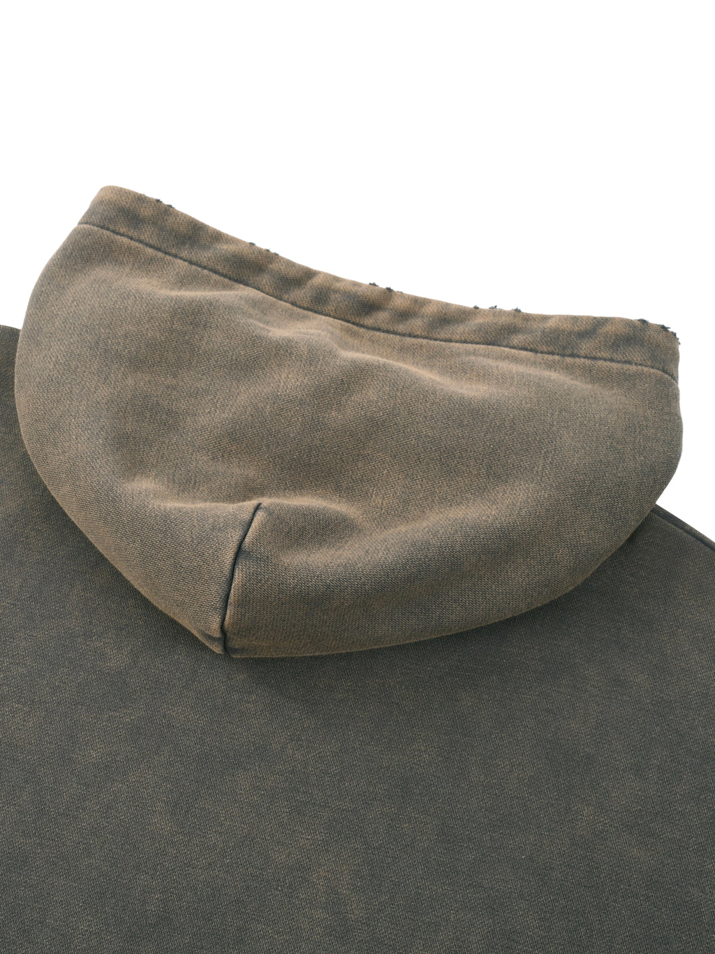 SABR Hoodie Vintage Washed Frayed-Hem