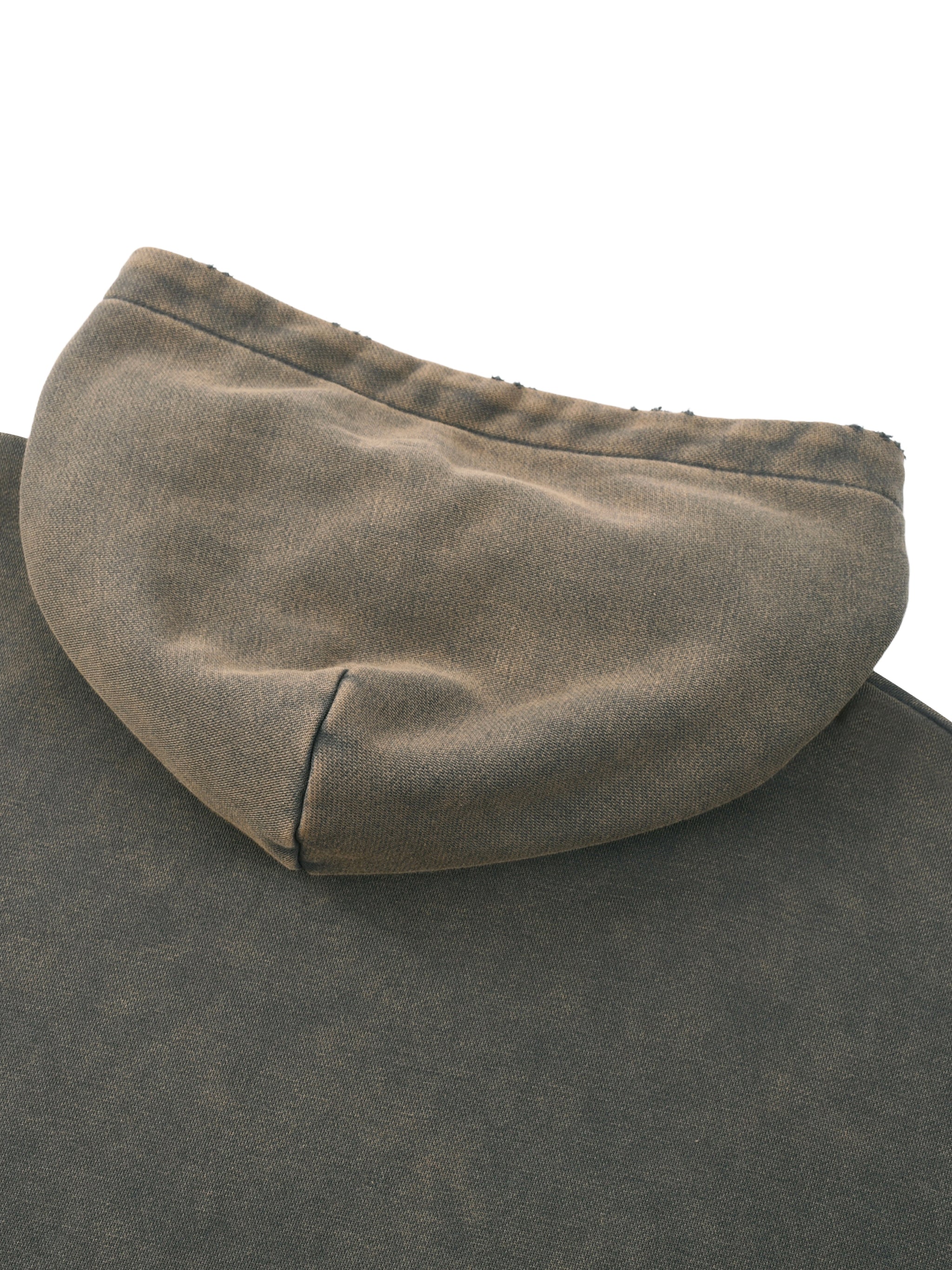 SABR Hoodie Vintage Washed Frayed-Hem
