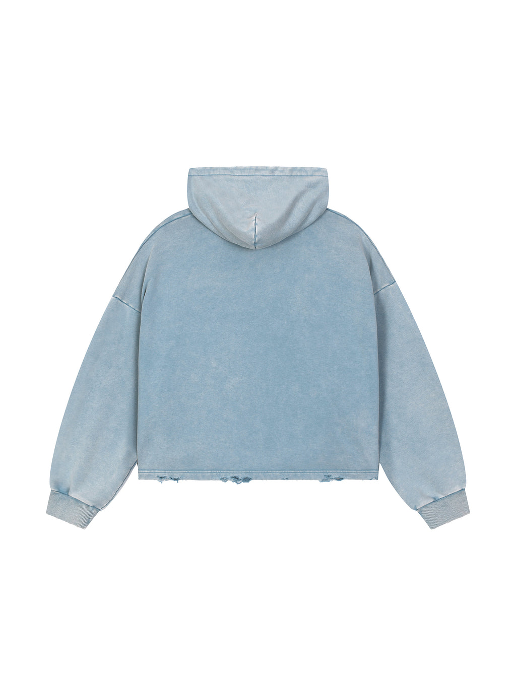 SABR Hoodie Vintage Washed Frayed-Hem