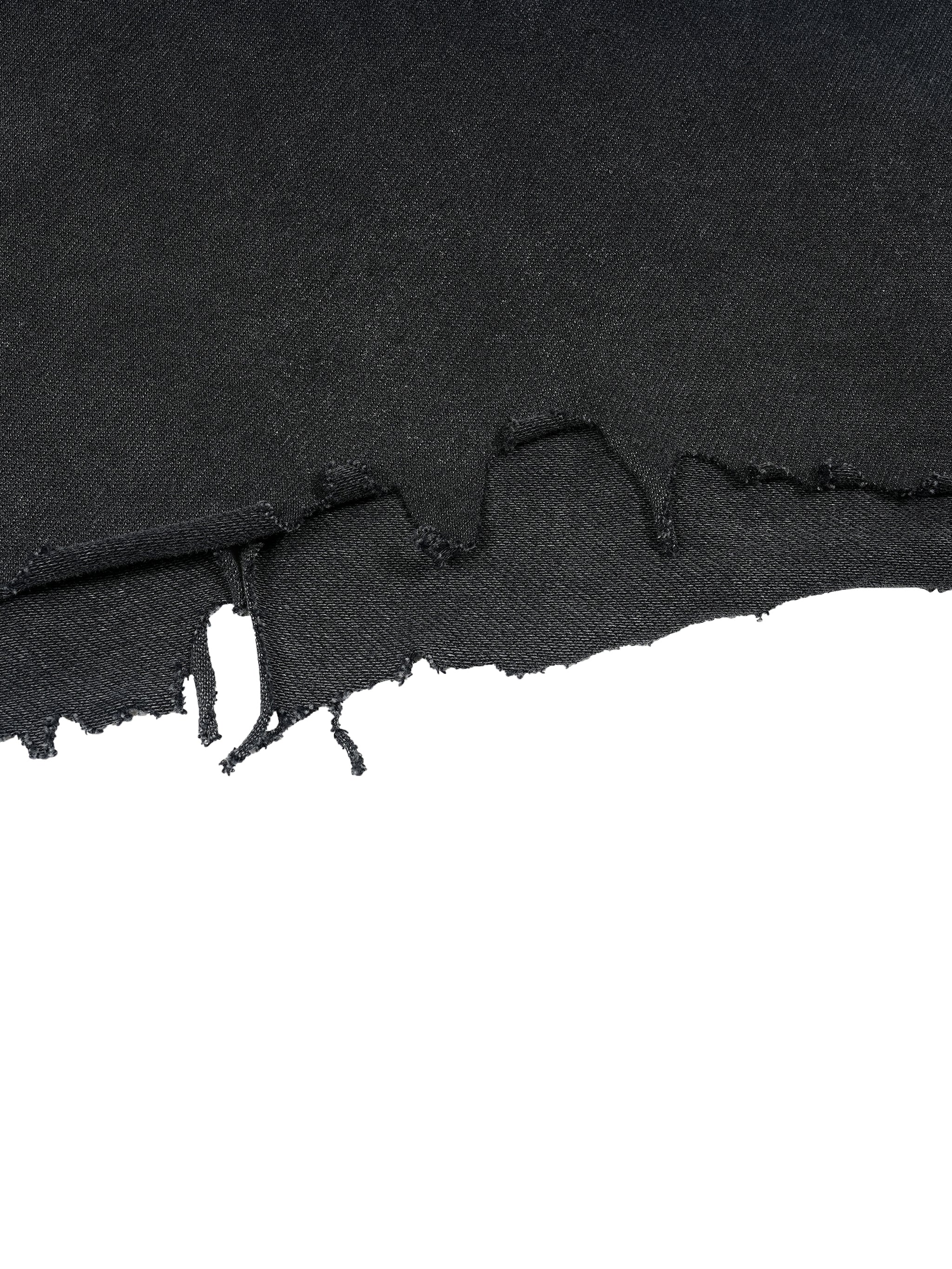 SABR Vintage Wash Boxy Distressed Hem T-Shirt